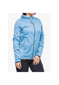 Polar damski Vaude Valsorda Fleece Hoody. Kolor: niebieski. Materiał: polar