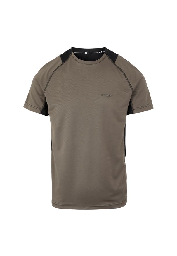 Regatta - T-shirt Męski Virda IV. Kolor: zielony, czarny, wielokolorowy