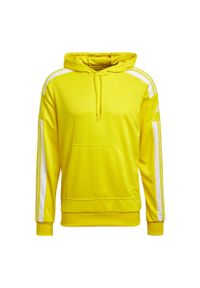 Adidas - Bluza piłkarska męska adidas Squadra 21 Hoodie. Typ kołnierza: kaptur. Kolor: wielokolorowy, biały, żółty. Sport: piłka nożna