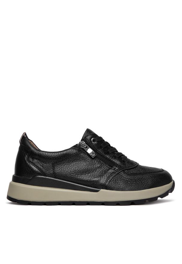 Sneakersy Caprice. Kolor: czarny