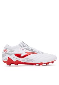 Joma Buty do piłki nożnej Powerful 2502 POWS2502FG Biały. Kolor: biały. Materiał: skóra