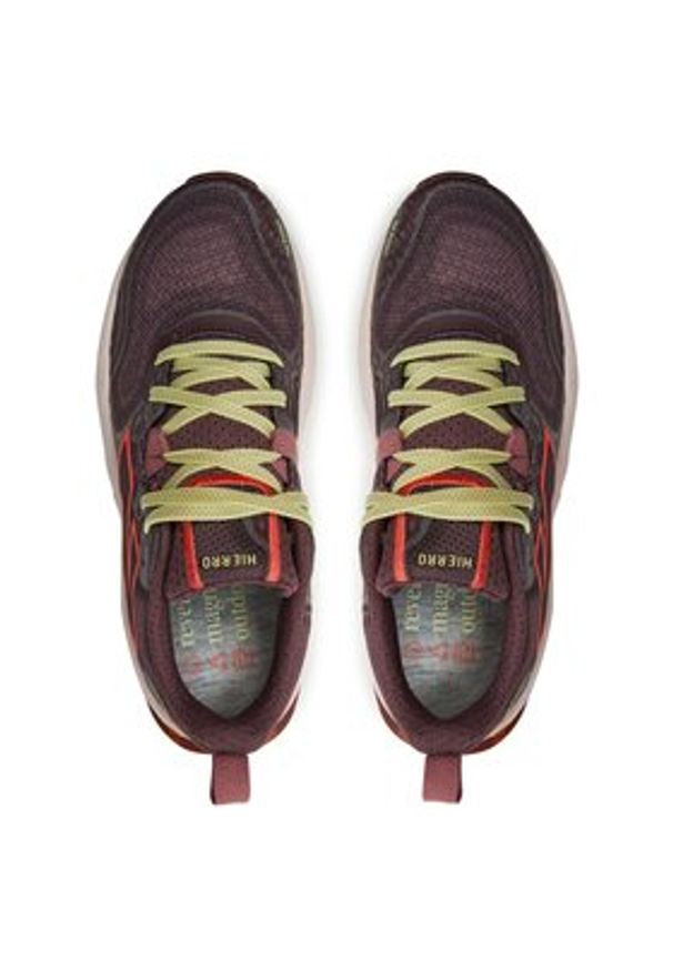 New Balance Buty do biegania Fresh Foam X Hierro v8 WTHIERP8 Bordowy. Kolor: czerwony. Materiał: materiał