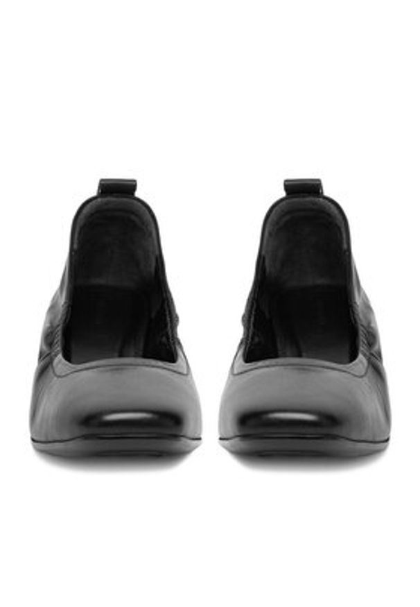 Gino Rossi - GINO ROSSI Czółenka EO-GL97D-170 Czarny. Kolor: czarny. Materiał: skóra