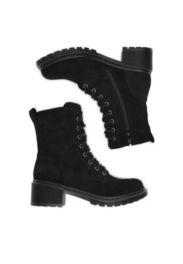 DeeZee Trzewiki 1898 Czarny. Kolor: czarny. Materiał: materiał