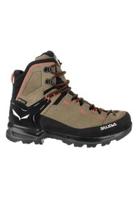 Buty Trekkingowe Damskie Salewa Mtn Trainer 2 Mid Gtx. Kolor: wielokolorowy. Materiał: skóra