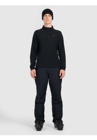 4f - 4F Bielizna termiczna polarowa (góra) męska - czarna XXL. Typ kołnierza: kołnierzyk stójkowy. Kolor: czarny. Materiał: polar. Sezon: zima. Sport: wspinaczka #2