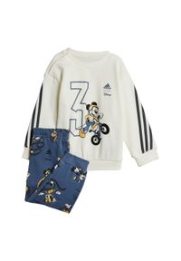 Adidas - Zestaw Disney Mickey Mouse. Kolor: biały, żółty, szary, wielokolorowy. Materiał: dresówka. Wzór: motyw z bajki. Styl: sportowy, młodzieżowy