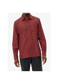 Koszula turystyczna męska Vaude Albsteig LS Shirt III. Kolor: czerwony