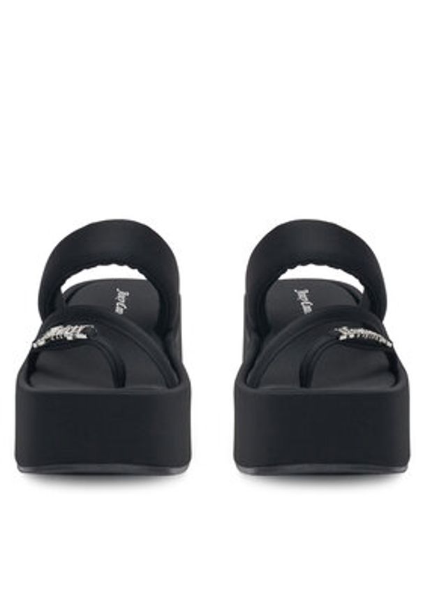 Juicy Couture Japonki WSS21515-01 Czarny. Kolor: czarny. Materiał: materiał