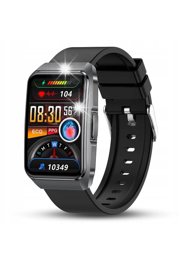 Smartwatch JG Smart Smartwatch - Menu PL | Pomiar Ciśnienia EKG Tlenu BMI Rozmowy Powiadomienia. Rodzaj zegarka: smartwatch