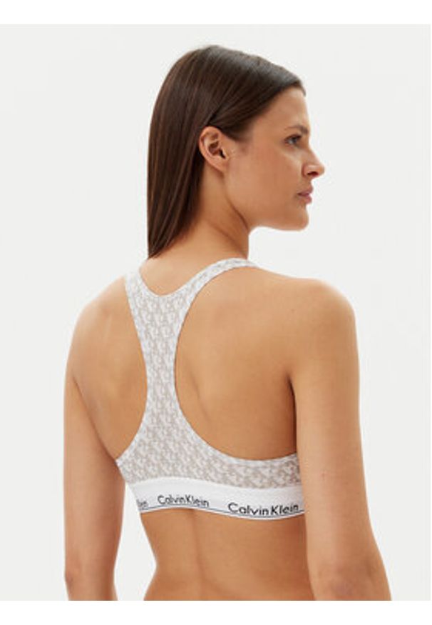 Calvin Klein Underwear Biustonosz top 0000F3785E Szary. Kolor: szary. Materiał: bawełna