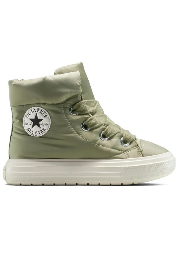 Buty damskie Converse Chuck Taylor All Star Elements Boot A14275C - zielone. Kolor: zielony. Materiał: guma, polar, poliester, materiał. Szerokość cholewki: normalna. Model: Converse All Star