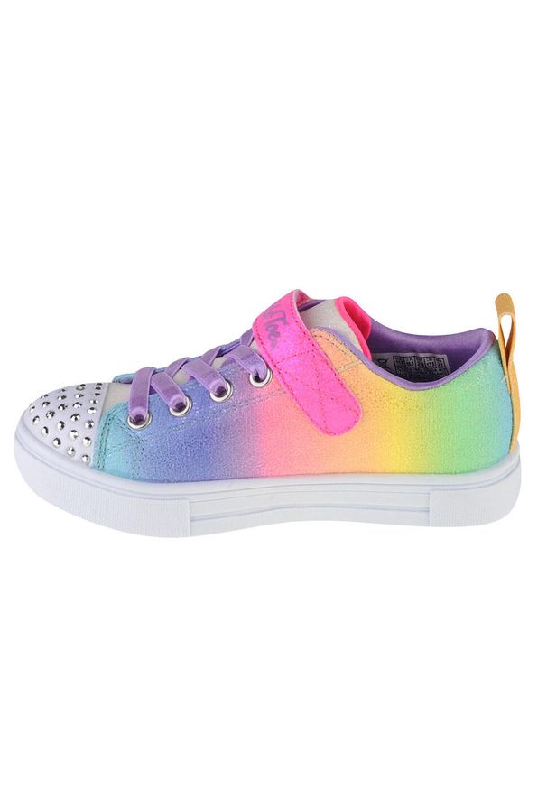 skechers - Buty sportowe Sneakersy dziewczęce, Skechers Twinkle Sparks - BFF Magic. Zapięcie: rzepy. Kolor: wielokolorowy. Materiał: guma, materiał, tkanina, syntetyk. Szerokość cholewki: normalna. Sport: turystyka piesza