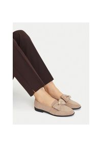 Jenny - Loafersy JENNY. Kolor: beżowy #1