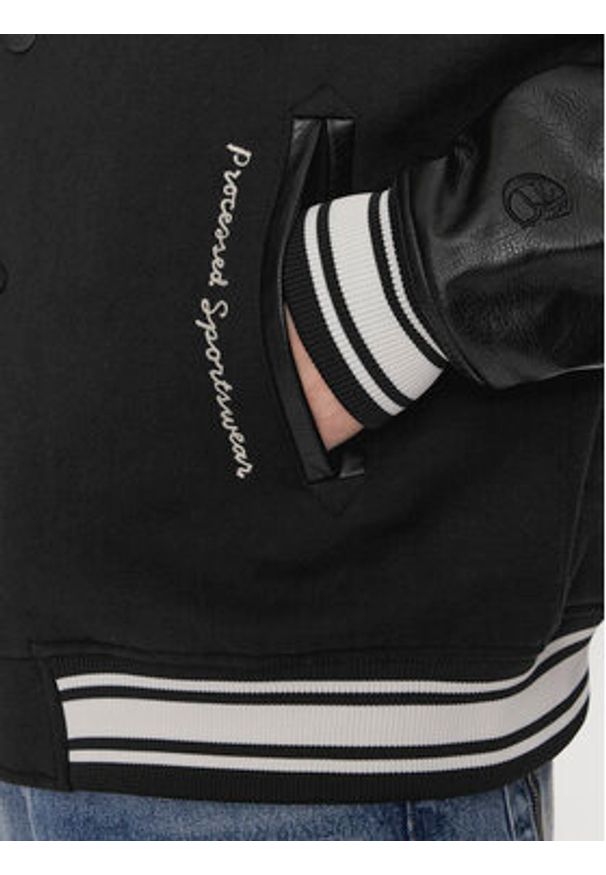 Champion Kurtka bomber 219993 Czarny Regular Fit. Kolor: czarny. Materiał: wiskoza, syntetyk