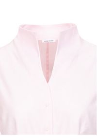 Seidensticker Koszula 60.080644 Różowy Slim Fit. Kolor: różowy. Materiał: bawełna #7