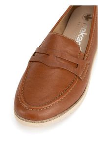Rieker Mokasyny 45300-24 Brązowy. Kolor: brązowy. Materiał: materiał, syntetyk