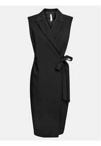 Imperial Sukienka koktajlowa ADOFHJZ Czarny Slim Fit. Kolor: czarny. Materiał: syntetyk. Styl: wizytowy #4