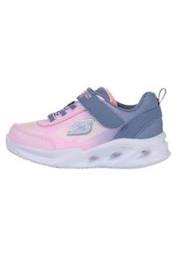 skechers - Buty do chodzenia niemowlęce Skechers Sola Glow. Okazja: na co dzień. Zapięcie: rzepy. Kolor: różowy. Materiał: tkanina, guma, syntetyk, materiał. Szerokość cholewki: normalna. Sport: turystyka piesza #2