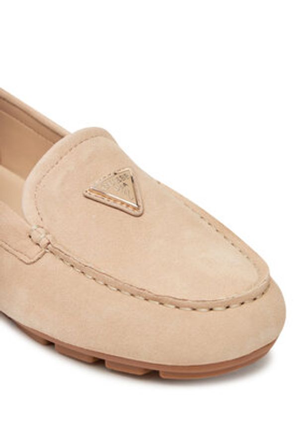 Guess Lordsy FLJLILSUE14 Beżowy. Kolor: beżowy. Materiał: skóra