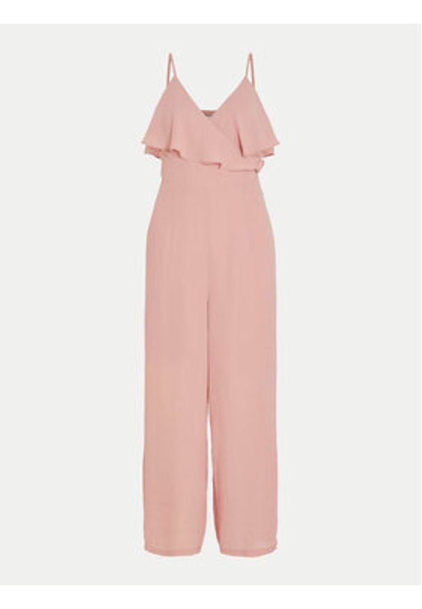 Vila Kombinezon Elke 14093630 Różowy Regular Fit. Kolor: różowy. Materiał: syntetyk