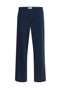 !SOLID - Solid Spodnie materiałowe 21107039 Granatowy Relaxed Fit. Kolor: niebieski. Materiał: syntetyk