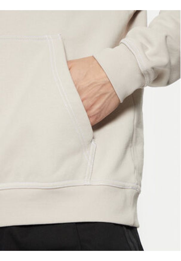 Adidas - adidas Bluza Wabash JD0670 Beżowy Loose Fit. Kolor: beżowy. Materiał: bawełna