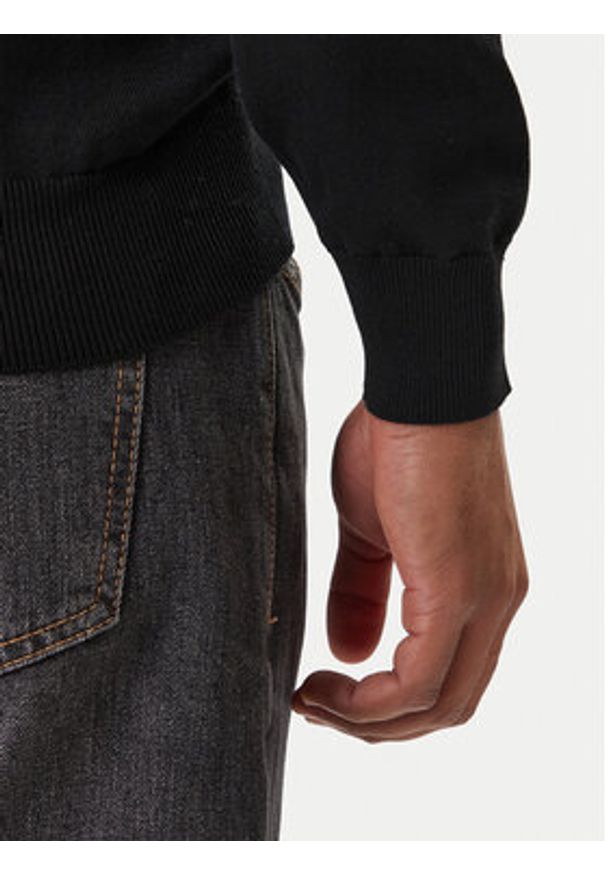 Guess Sweter M6RR19 Z4451 Czarny Regular Fit. Kolor: czarny. Materiał: bawełna