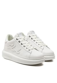 Karl Lagerfeld - KARL LAGERFELD Sneakersy KL62511A Biały. Kolor: biały. Materiał: skóra #6