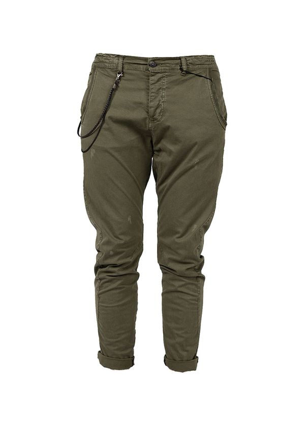 Xagon Man Spodnie | P2303 2CR 4015 | Mężczyzna | Wojskowa Zieleń, Zielony. Kolor: zielony. Materiał: bawełna, elastan. Styl: militarny