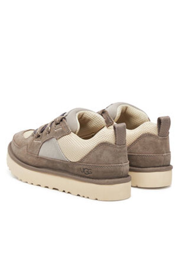 Ugg Sneakersy M Lo Lowmel 1169493 Szary. Kolor: szary. Materiał: zamsz, skóra