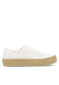 DeeZee Espadryle WS19130-3 Biały. Kolor: biały. Materiał: materiał