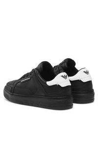 Emporio Armani Sneakersy X3X188 XF724 A120 Czarny. Kolor: czarny. Materiał: skóra #3