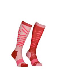ORTOVOX - Skarpety skiturowe damskie Ortovox Ski Tour Long Socks. Kolor: różowy