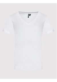 Pieces T-Shirt Ria 17120455 Biały Regular Fit. Kolor: biały. Materiał: bawełna #3