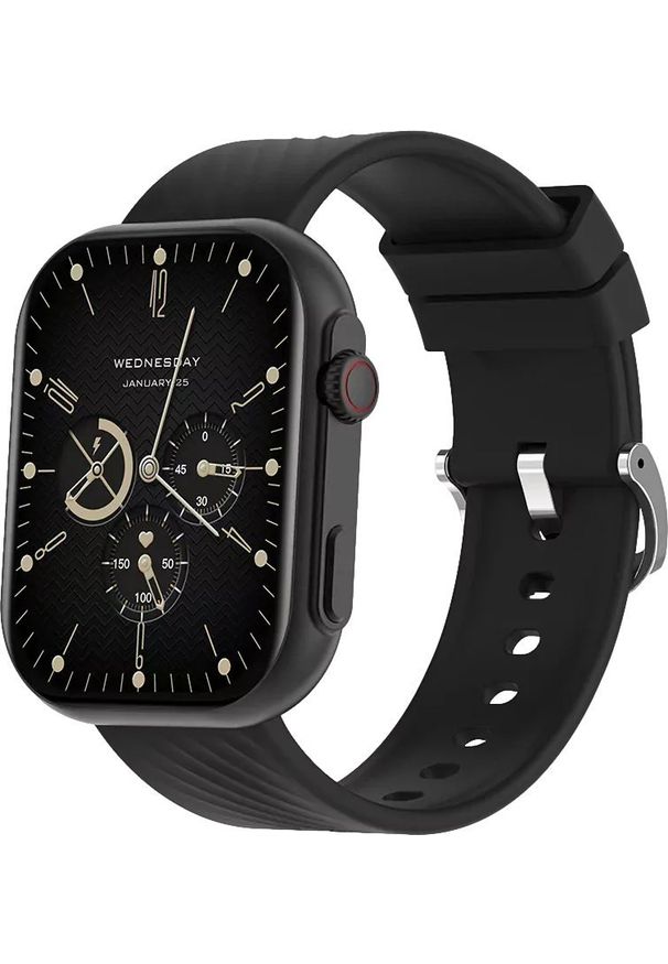 Pad PB Tails MANTA Smartwatch Revo czarny. Rodzaj zegarka: smartwatch. Kolor: czarny