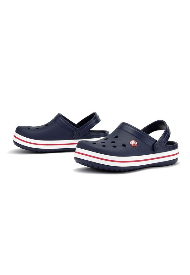 Klapki Crocs Crocband Clog 204537-485 - granatowe. Okazja: na co dzień. Kolor: niebieski. Materiał: materiał. Styl: młodzieżowy, casual, klasyczny