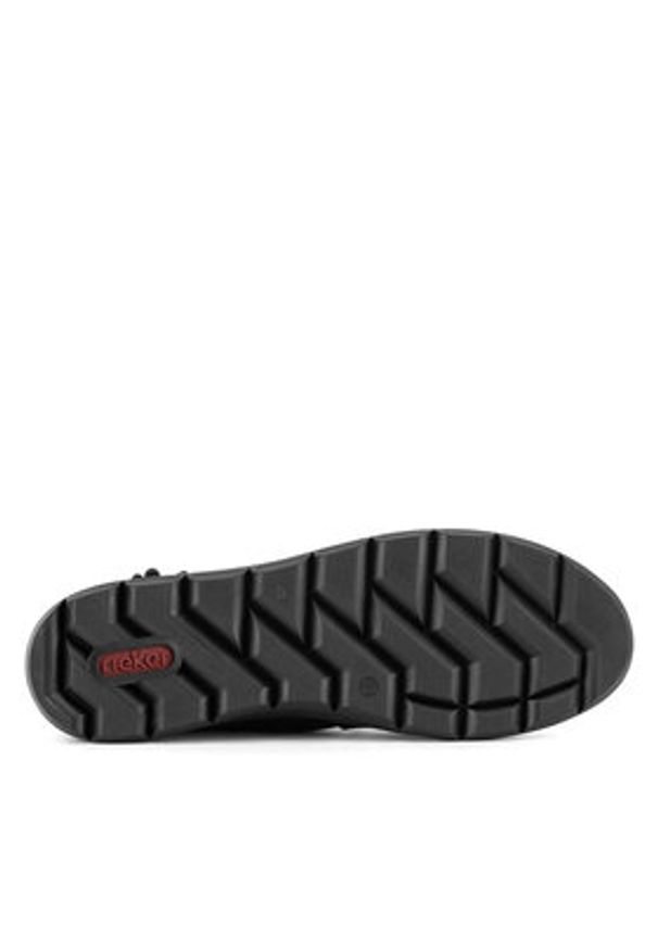 Rieker Botki Z0070-00 Czarny. Kolor: czarny. Materiał: materiał