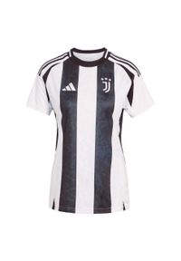 Adidas - Koszulka Juventus 24/25 Home. Kolor: czarny, biały, wielokolorowy. Materiał: materiał