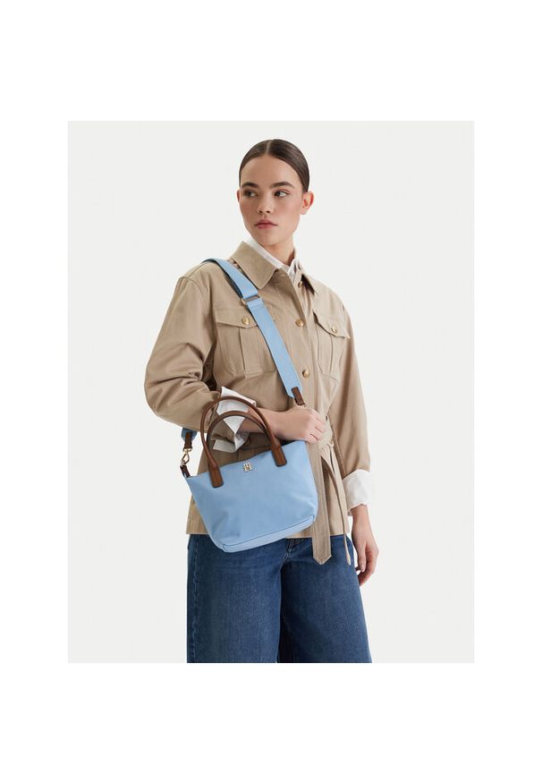 TOMMY HILFIGER - Torebka Tommy Hilfiger. Kolor: niebieski