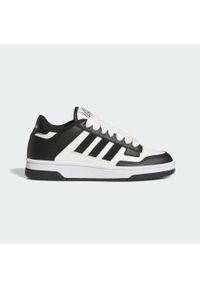 Adidas - Buty Rapid Court Low. Wysokość cholewki: przed kostkę. Kolor: czarny, biały, wielokolorowy. Sport: turystyka piesza
