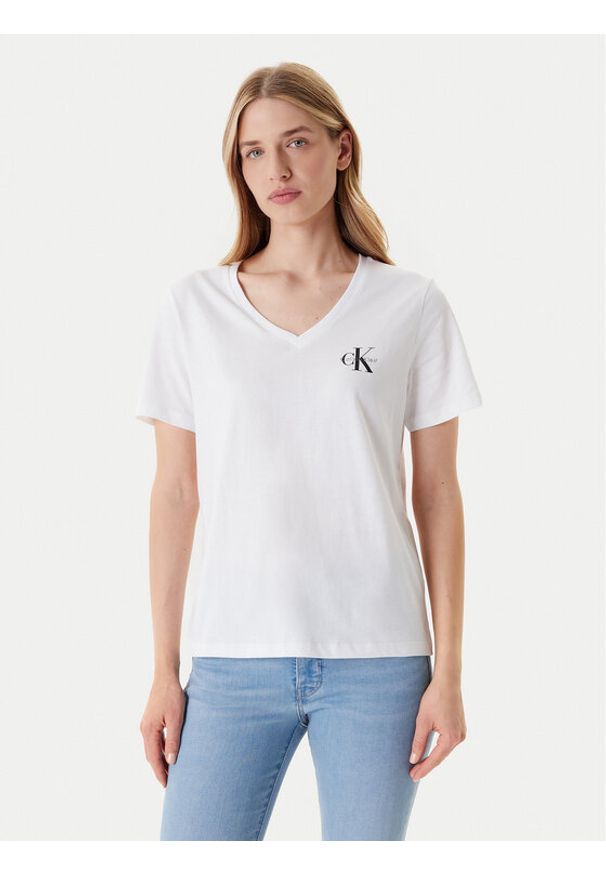 Calvin Klein Jeans Komplet 2 t-shirtów LV047C906G Różowy Regular Fit. Kolor: różowy. Materiał: bawełna