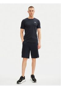 EA7 Emporio Armani T-Shirt 8NPT16 PJRGZ 1562 Granatowy Regular Fit. Kolor: niebieski. Materiał: syntetyk