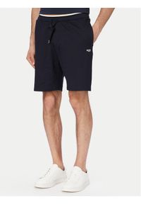 BOSS Szorty sportowe 50561493 Granatowy Regular Fit. Kolor: niebieski. Materiał: bawełna. Styl: sportowy #1