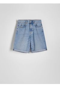 Reserved - Jeansowe szorty - niebieski. Kolor: niebieski. Materiał: jeans #1