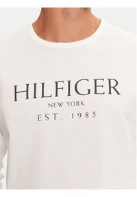 TOMMY HILFIGER - Tommy Hilfiger Longsleeve MW0MW36502 Biały Regular Fit. Kolor: biały. Materiał: bawełna. Długość rękawa: długi rękaw #3