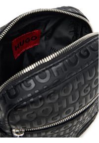 Hugo - HUGO Saszetka 50547249 Czarny. Kolor: czarny. Materiał: skóra