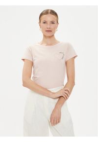 JDY T-Shirt Paris 15193227 Różowy Regular Fit. Kolor: różowy. Materiał: bawełna