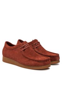 Clarks Półbuty Wallabee Evo 26178278 Pomarańczowy. Kolor: pomarańczowy. Materiał: zamsz, skóra #2