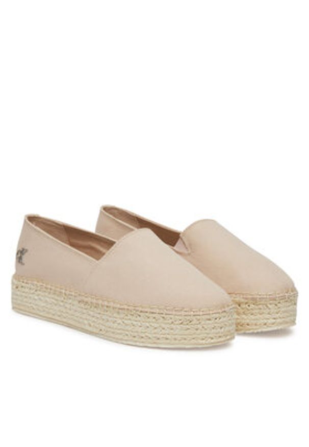 Calvin Klein Jeans Espadryle Flatform Esdparille Mg/Hdw YW0YW01737 Różowy. Kolor: różowy. Materiał: materiał